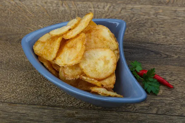 Természetes burgonya chips — Stock Fotó