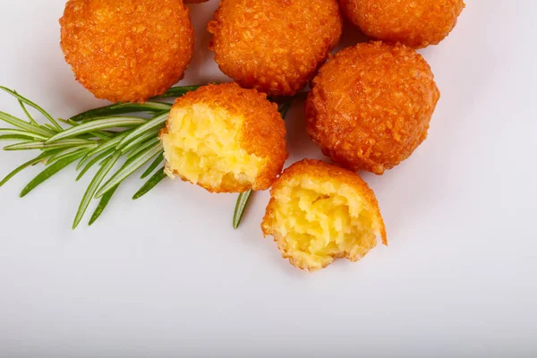 Hot juicy Cheese balls — Stock Photo, Image