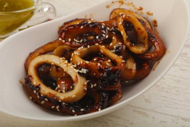 Kalamar teriyaki Yüzükler