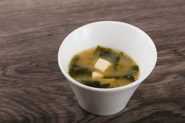 Soupe Miso traditionnelle japonaise — Photo