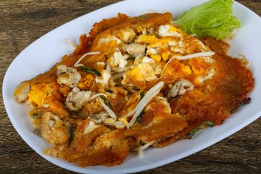 İstiridye ile Asya omlet