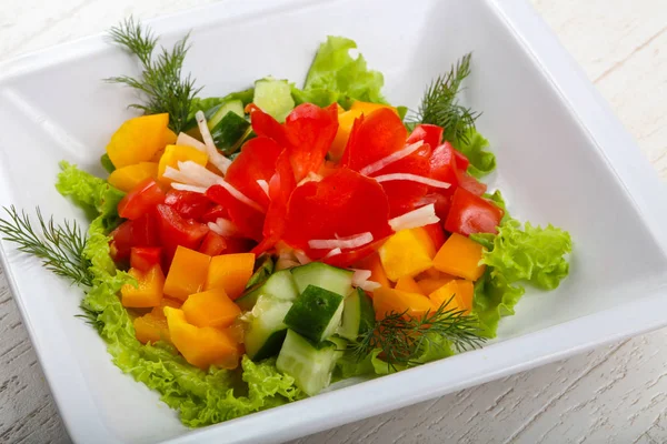 Ensalada de verduras dietéticas —  Fotos de Stock