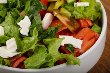 geleneksel Yunan salatası 