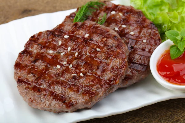 Izgara burger pirzola