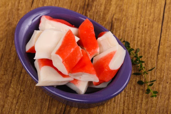Plaka sopa surimi Yengeç