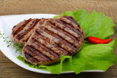 Izgara burger pirzola