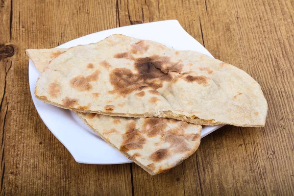 Indian bread naan — Stock Photo, Image