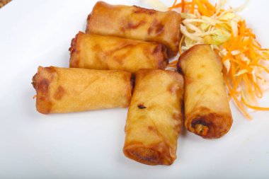 Spring rolls karides ile