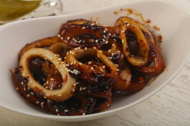 Kalamar teriyaki Yüzükler