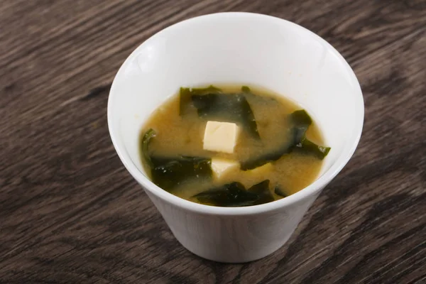 Sopa tradicional Miso — Fotografia de Stock