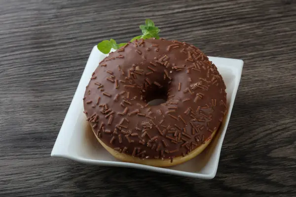 Donut doce fresco — Fotografia de Stock