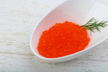 Lezzetli kırmızı havyar