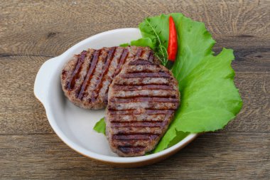 Izgara burger pirzola