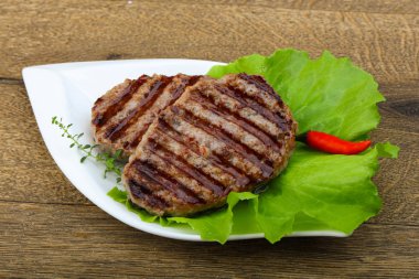 Izgara burget Beşamel sos