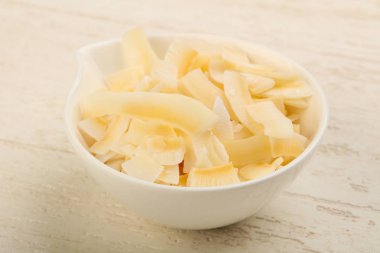 Tatlı Hindistan cevizi cips