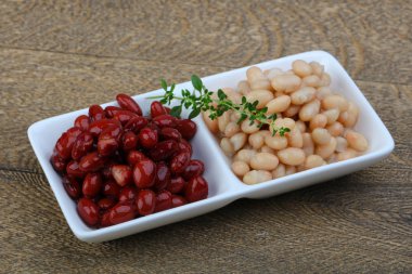 Beyaz ve kırmızı Barbunya