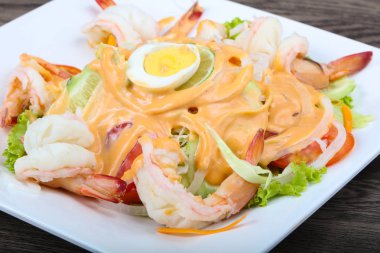 lezzetli karides kokteyl