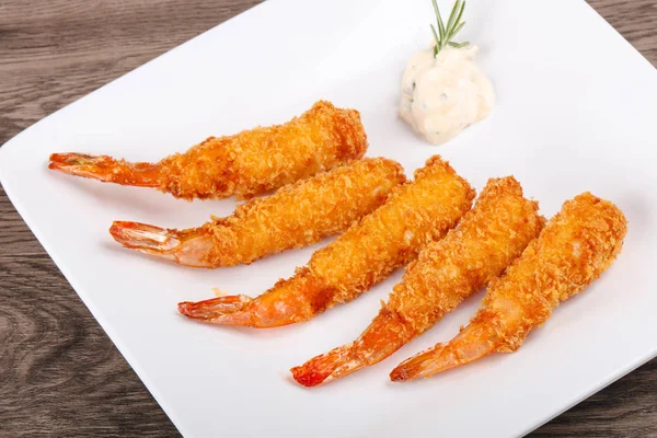 Tempura de langostino crujiente — Foto de Stock