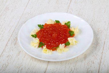 Lezzetli kırmızı havyar