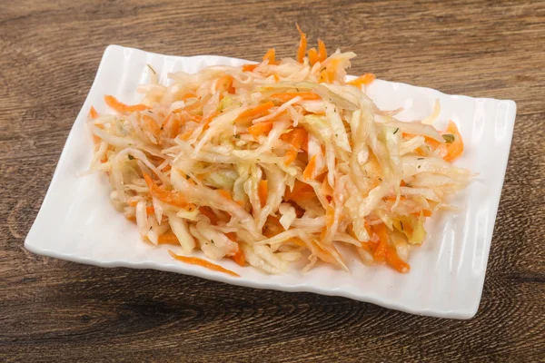 Raw pickled cabbage — Stock Photo, Image