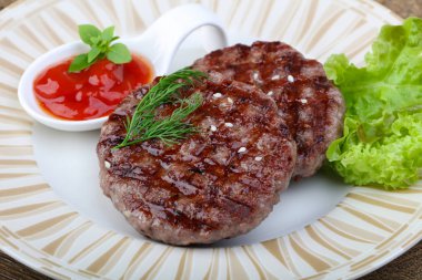 Izgara burger pirzola