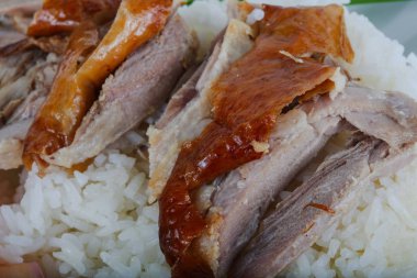 pirinç kızarmış ördek