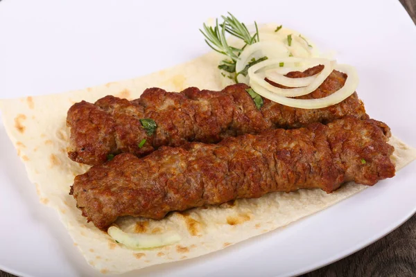 Juicy Grilled Kebab — Stock Photo, Image