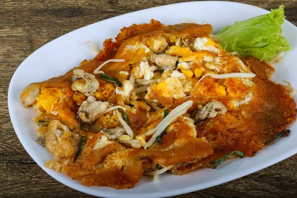 Tortilla asiática con ostra —  Fotos de Stock
