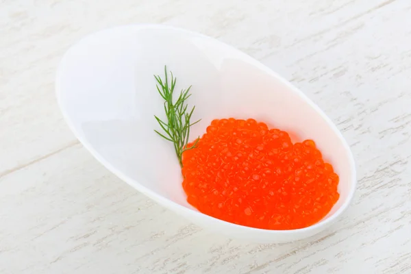 Délicieux caviar rouge — Photo