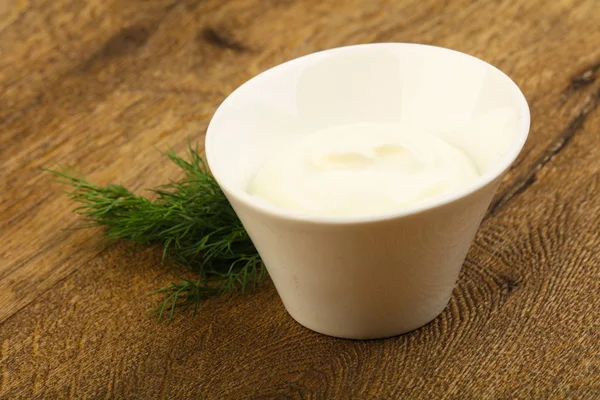 Effektiv grekisk yoghurt — Stockfoto