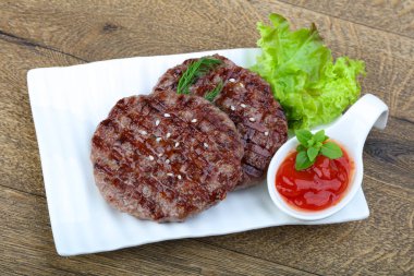 Izgara burger pirzola