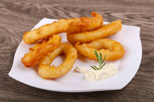 Crispy Squid Tempura — Stock Photo, Image