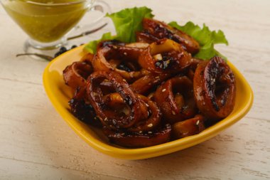 Kalamar teriyaki Yüzükler