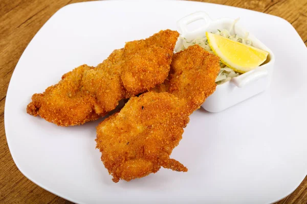 Cocina checa - schnitzel — Foto de Stock