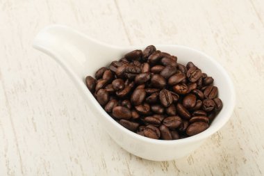 Kavrulmuş kahve çekirdeği.