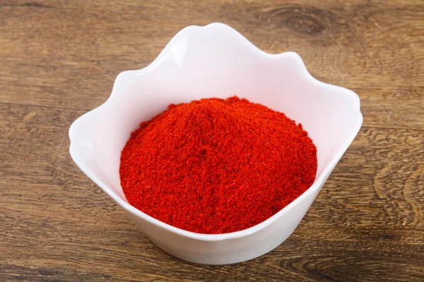 Röd paprika pulver — Stockfoto