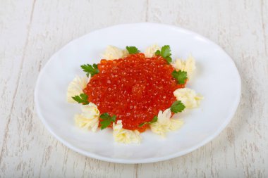 Lezzetli kırmızı havyar