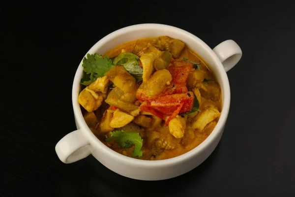 Pikantny kurczak Curry — Zdjęcie stockowe