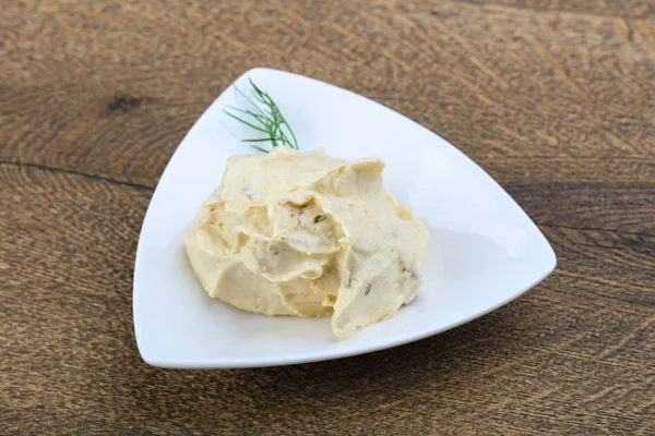 Arabski tradycyjnych Hummus — Zdjęcie stockowe