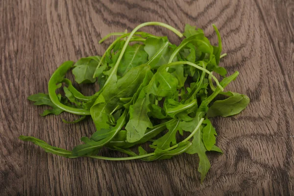 Rucola folhas amontoado — Fotografia de Stock