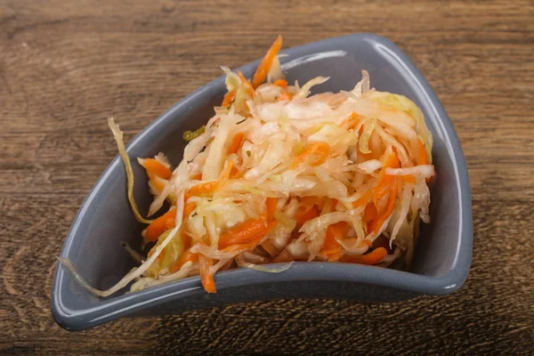 Raw pickled cabbage — Stock Photo, Image