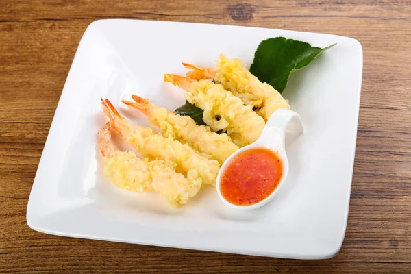 Tempura de camarão tigre — Fotografia de Stock