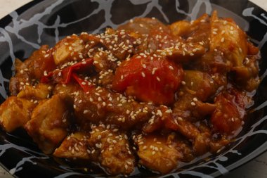 İstiridye soslu tavuk