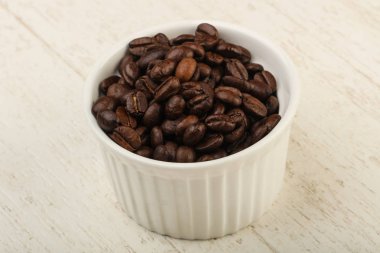 Kavrulmuş kahve çekirdeği.