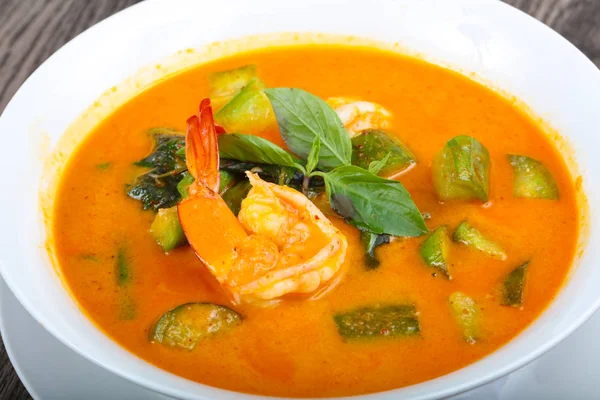 Curry picante con gambas — Foto de Stock