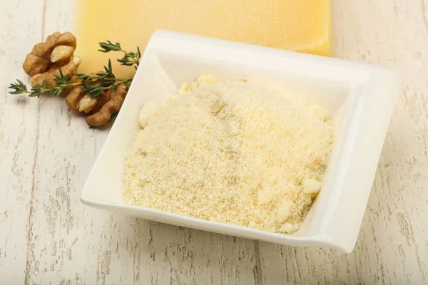 Parmezán reszelt sajt — Stock Fotó