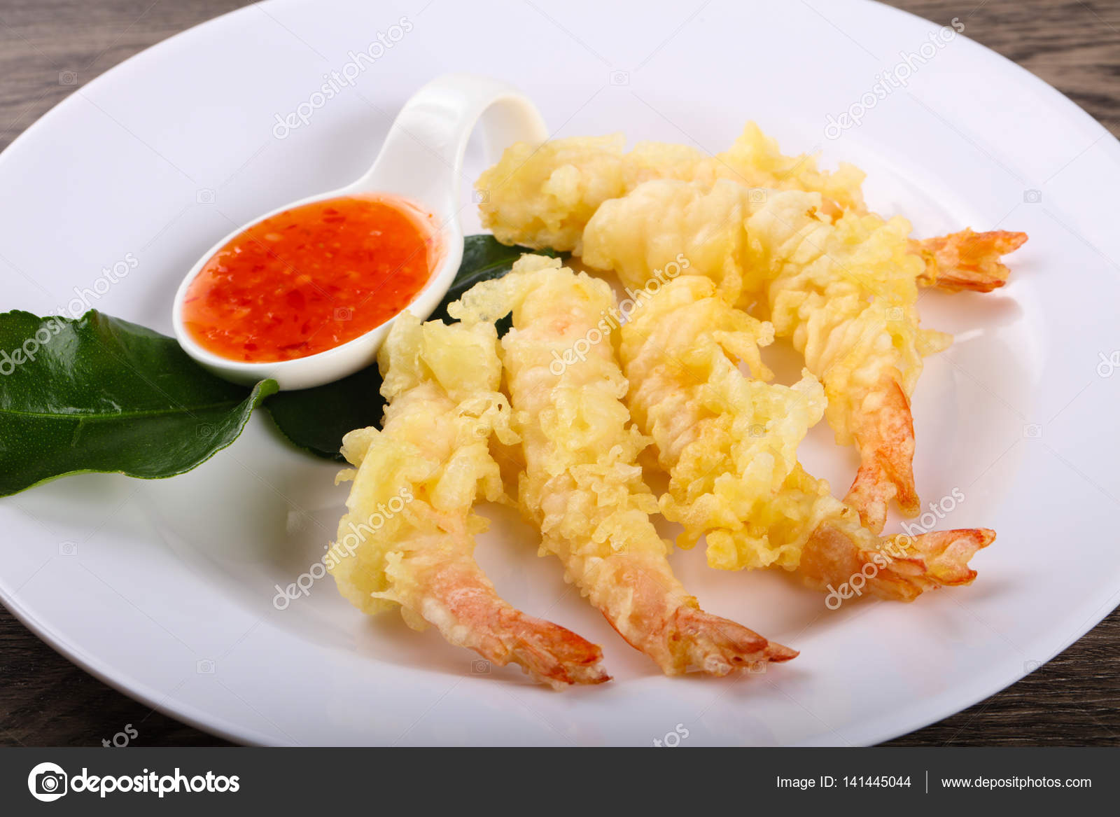 Tiger Prawn tempura — Stock Photo © AndreySt 141445044