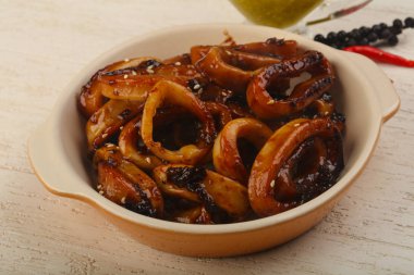 Kalamar teriyaki Yüzükler