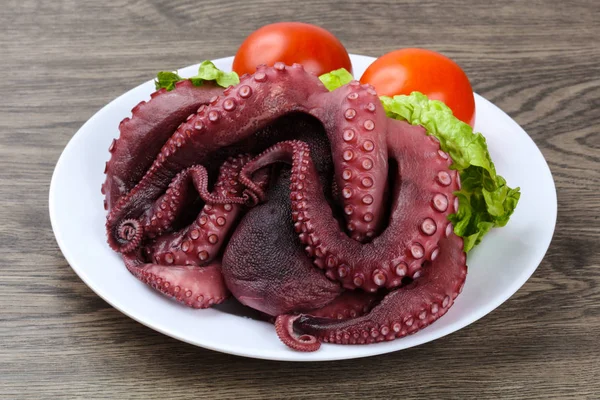 Delicious Boiled octopus — Stock Photo, Image