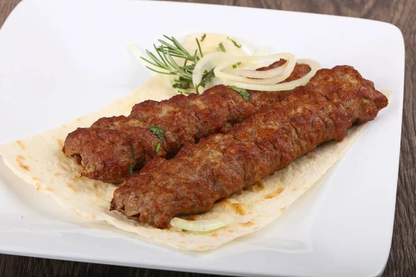 Zamatos sült Kebab — Stock Fotó